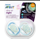 PHILIPS AVENT SUCETTE ULTRA AIR NIGHT  6-18M