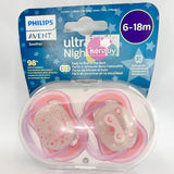PHILIPS AVENT SUCETTE ULTRA AIR NIGHT 6-18M